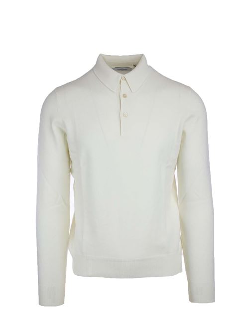 Maglia polo 3 bottoni in lana Gran Sasso | Maglie | 5513219690001